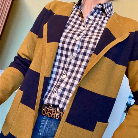 J Crew Juliette Sweater Blazer in Rugby Stripe - Picture 10 of 10